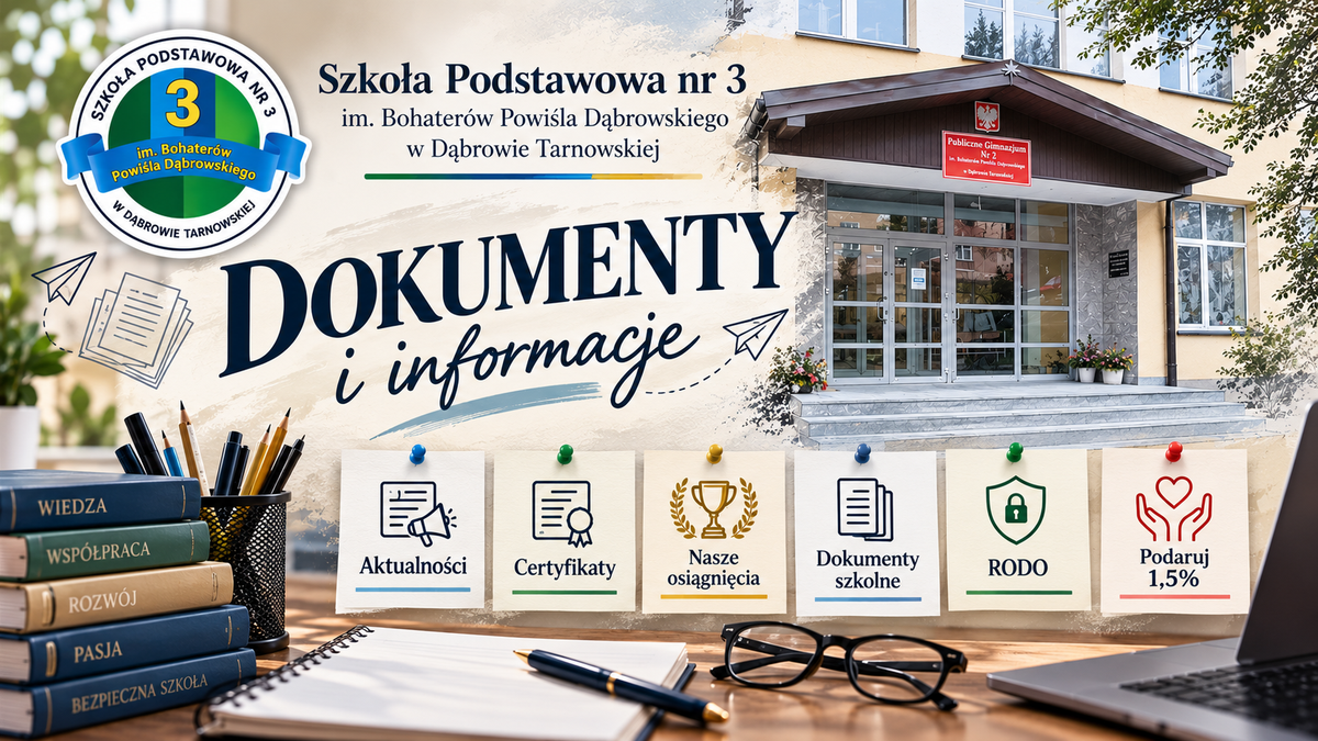 Dokumenty i informacje — Szkoła Podstawowa nr 3